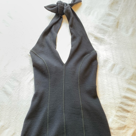 Frankie Morello Wool Knit Halter Dress Size XS - Picture 6 of 8